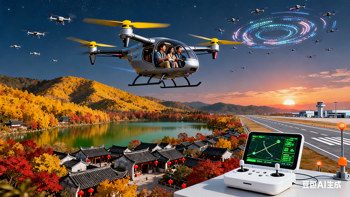 【场景编号004】“低空翱翔”任我行｜无人机牵引低空旅游发展应用