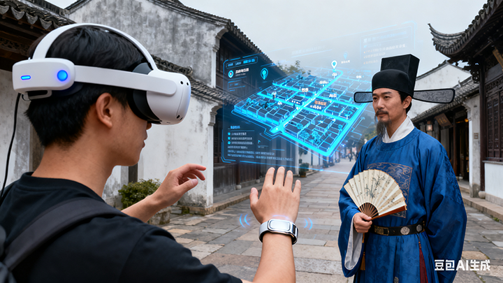 【场景编号003】"虚实结合"玩穿越｜元宇宙设备及技术助推沉浸式旅游